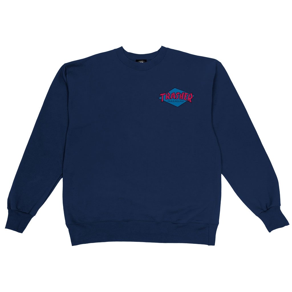 Thrasher Hurricane Crewneck - Navy