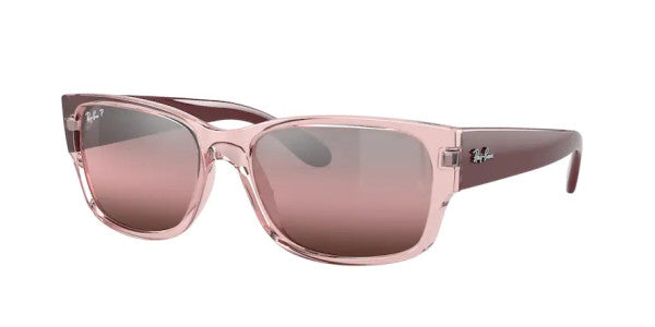 Ray Ban -  Transparent Pink W/ Polar Wine - ORB4388