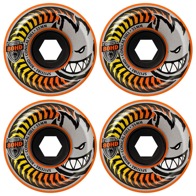 Spitfire 80HD - Conical Full - Fade Orange Conful 55mm