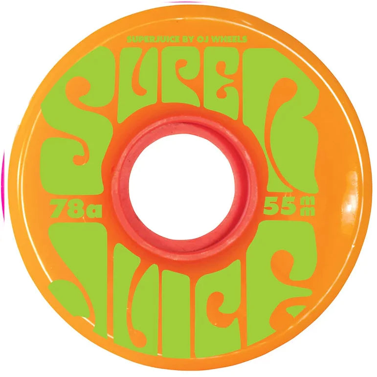 Mini Super Juice 78a 55mm Oj Wheels Green- Orange - Pink