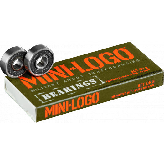Minie Logo Bearings - 8 Pack