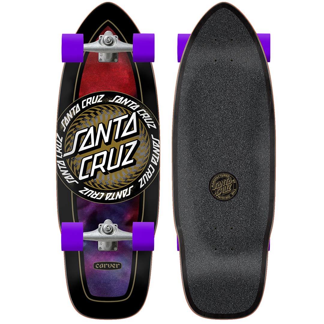 Santa Cruz/Carver Surf Skate Infinite Ringed Dot Cut Cruzer