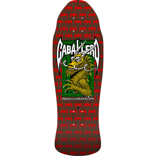 Powell Peralta Caballero Street Red/Brown Stain - 9.625"