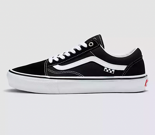 Vans/ Skate Black/White Old Skoo Low