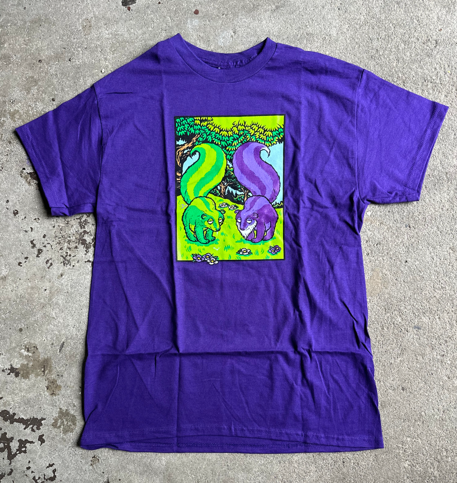 Strangelove - Skunks - Purple T-Shirt