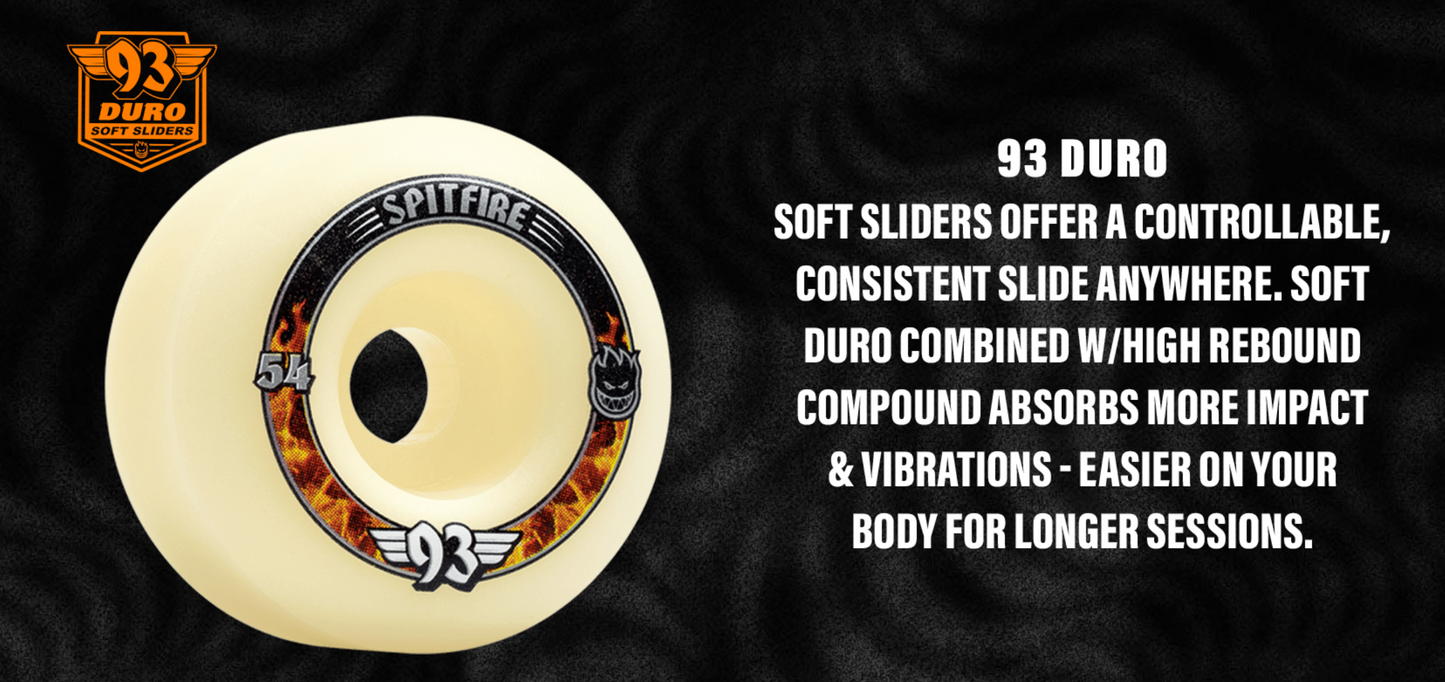 Spitfire Formula Four - Radial Soft Sliders - 54mm 93 duro