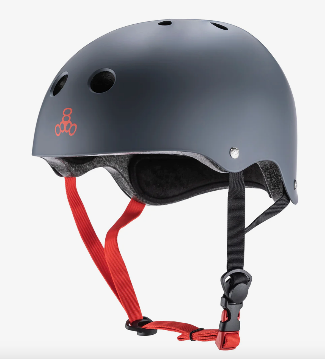 Triple Eight Helmet - Dual Certified - Gun Matte – Branded Skate Shop