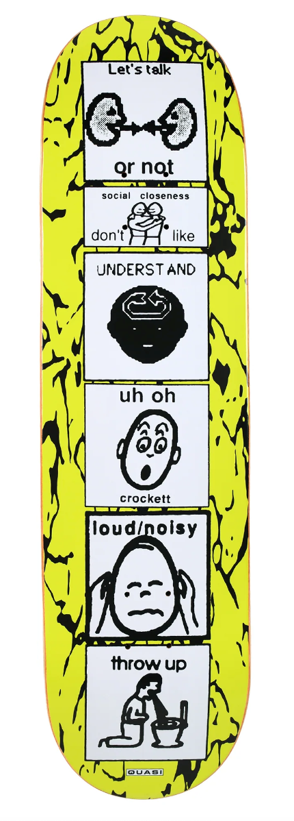 Quasi - Crockett Puker deck - 8.25