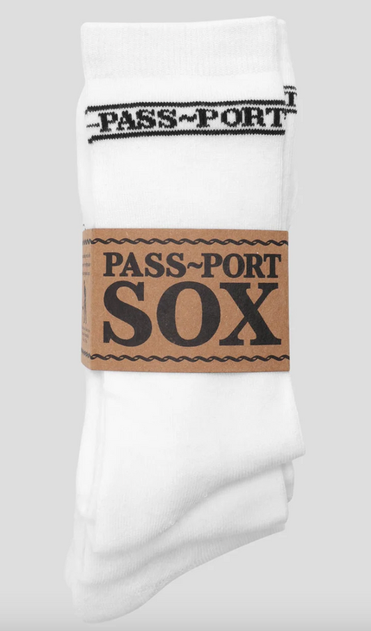 Pass~Port - Hi Sox 3-pack (white)