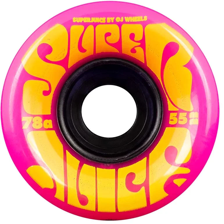 Mini Super Juice 78a 55mm Oj Wheels Green- Orange - Pink