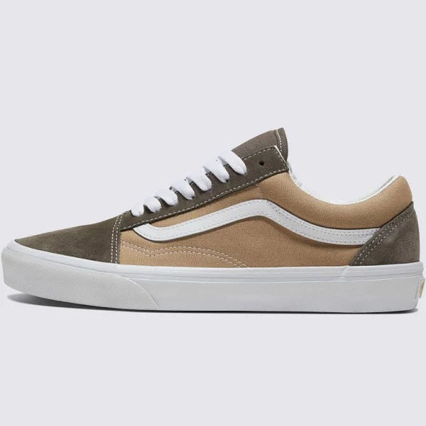 Vans - Old Skool- Block Brown/Canvas/Suede