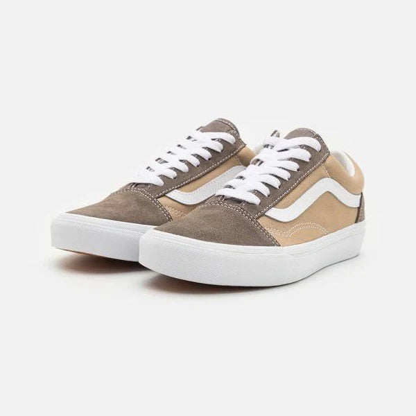 Vans - Old Skool- Block Brown/Canvas/Suede