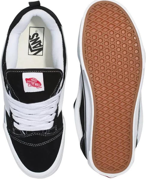 Vans/ Skate Black/White Knu Skoo Low