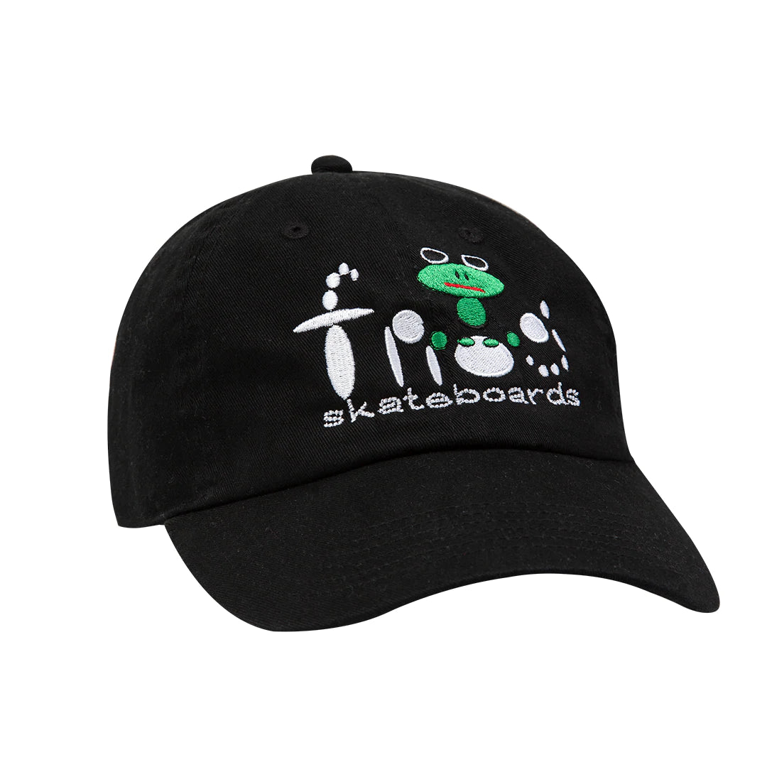 Frog Brain Is Fried Hat - Black