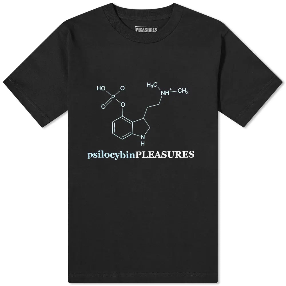 Pleasures Psilocybin T Shirt - Black