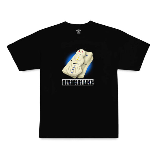 Quartersnacks Dominos Logo T - Black