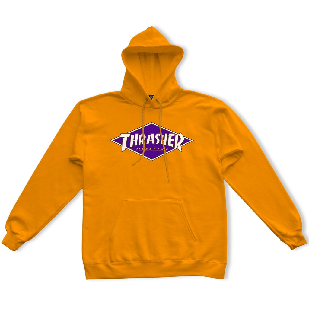 Thrasher Diamond Logo Hood - Gold