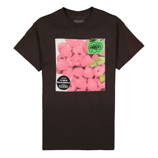 Pleasures x Eric Haze Vinyl T Shirt - Coffee
