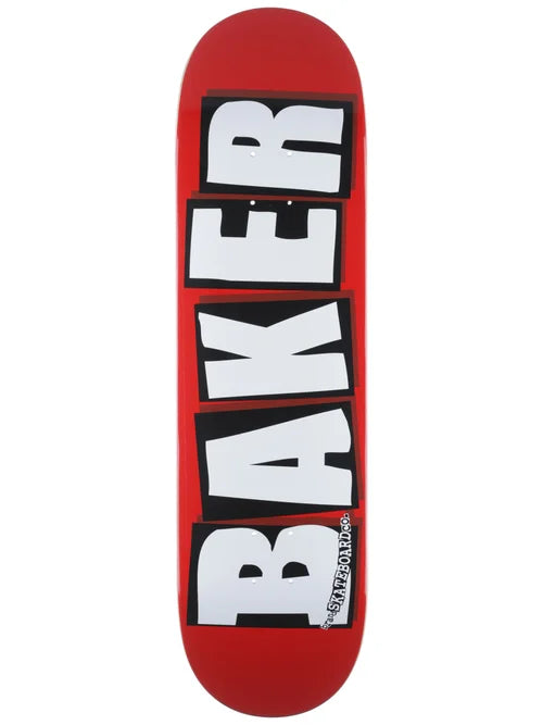 Baker Logo Deck Red Black - 8.5