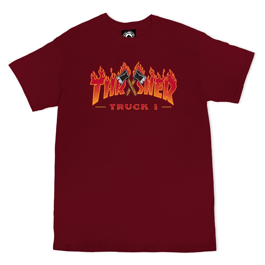 Thrasher Truck 1 T Shirt - Maroon